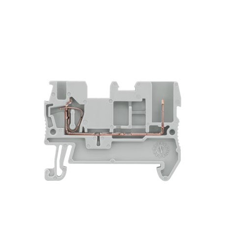 SIEMENS 8WH5100-2KF01 8WH5100-2KF01 SIEMENS Hybrid through-type terminal, plug-in and spring-loaded connection, Cross-section 0.08..