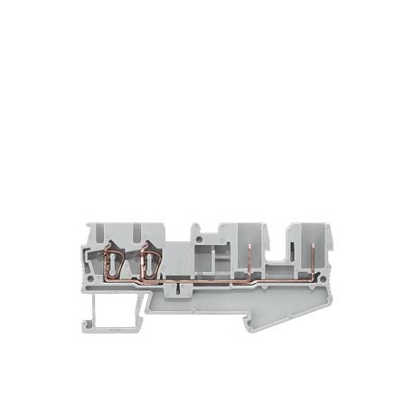 Siemens 8WH5104-2MF00 Hybrid through-type terminal, 4 connection points, plug-in and spring-loaded connectio..