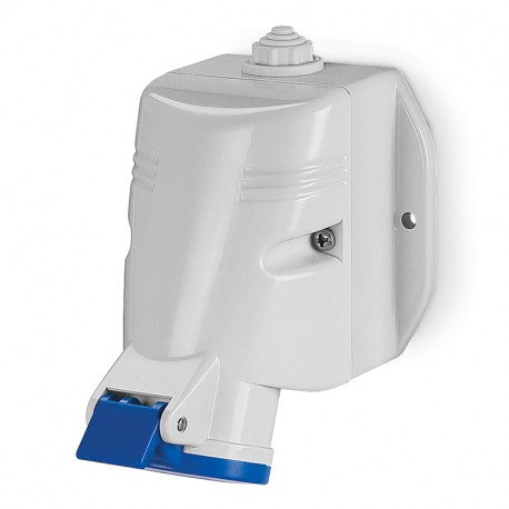 Scame 513.1656T OPTIMA SURF.M.SOCKET ANGLED BOX 3P+E 16A
