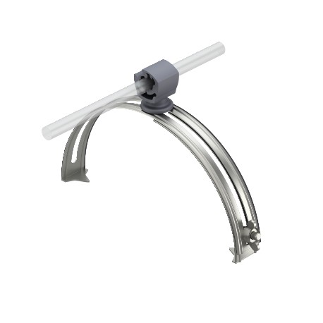 OBO BETTERMANN 132 K-VA 132 K-VA 5202515 OBO BETTERMANN Roof conductor holder , Stainless steel, grade 304, VA, 1.4301