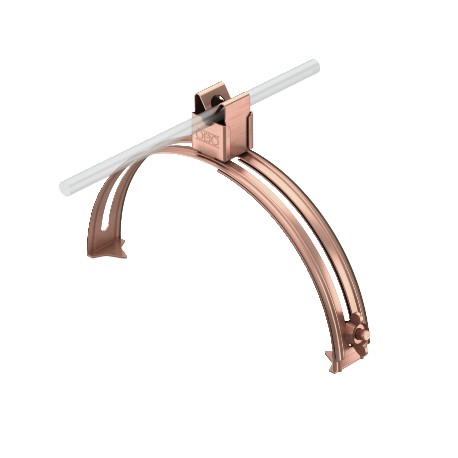 Obo-bettermann 132 CU OBO BETTERMANN Roof conductor holder for ridge tiles, 8mm, Copper, Cu