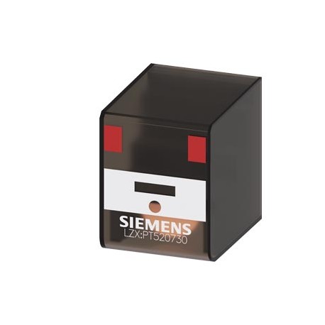 Siemens LZX:PT520730 Plug-in relay 4 changeover contacts, without test bracket 230 V AC, for LZS sockets