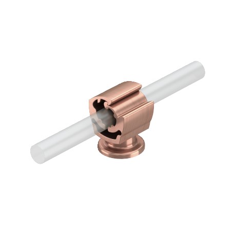 Obo-bettermann 177 30 CU OBO BETTERMANN Cable fixing device , 30mm, Copper, Polyamide, PA