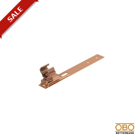 OBO BETTERMANN 157 LK-CU 157 LK-CU 5215382 OBO BETTERMANN Roof conductor holder adjustable length, 210mm, Copper, Cu
