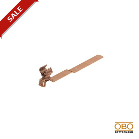 Obo-bettermann 157 EK-CU OBO BETTERMANN Roof conductor holder , Copper, Cu