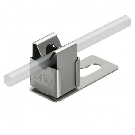 Obo-bettermann 159 VA-V OBO BETTERMANN Roof conductor holder , 8mm, Stainless steel, grade 304, VA, 1.4301