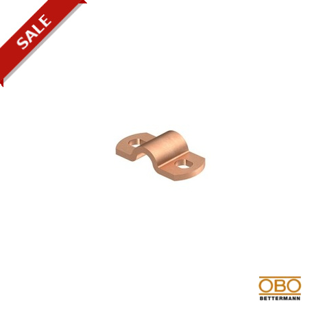 Obo-bettermann 156 K8-10 CU OBO BETTERMANN Crossbar , 43mm, Copper, Cu