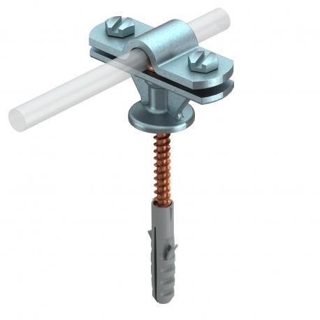 OBO BETTERMANN 113 B-Z-HD 113 B-Z-HD 5230322 OBO BETTERMANN Cable fixing device with wood screw, 8-10mm, Galvanised, Die-cast zinc, Zn