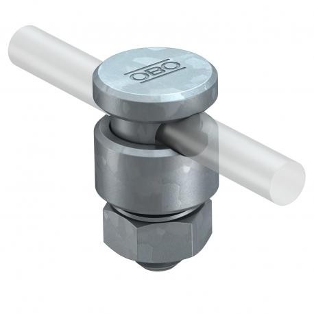 Obo-bettermann 5001 N-FT OBO BETTERMANN Connection terminal for round cable, 8-10mm, Hot-dip galvanised, DIN EN ISO..
