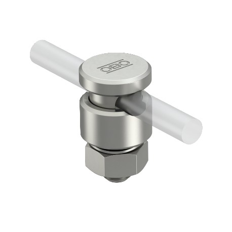Obo-bettermann 5001 N-VA OBO BETTERMANN Connection terminal for round cable, 8-10mm, Stainless steel, grade 304, VA..