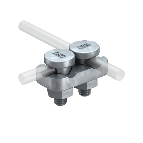 OBO BETTERMANN 5002 DIN-FT 5002 DIN-FT 5304202 OBO BETTERMANN Connection terminal for two round conductors, 8-10mm, Hot-dip galvanised,..