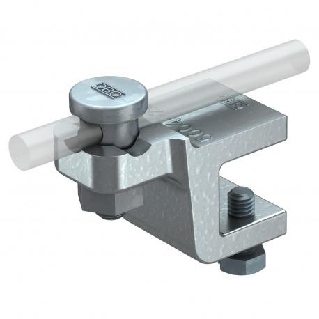 Obo-bettermann 5004 DIN-FT 20 OBO BETTERMANN Folding clamp fix contact, 20mm, Hot-dip galvanised, DIN EN ISO 1461, ..