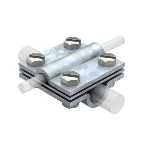 OBO BETTERMANN 252 8-10X16 FT 252 8-10X16 FT 5312345 OBO BETTERMANN Cross-connectors , 8-10mm, Hot-dip galvanised, DIN EN ISO 1461, Steel,..