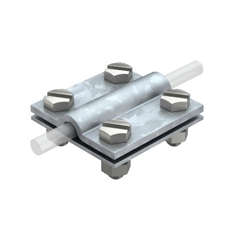 Obo-bettermann 252 8-10XFL30 FT OBO BETTERMANN Cross-connectors , 8-10mm, Hot-dip galvanised, DIN 267, Teil 10, Ste..