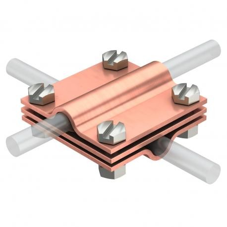 OBO BETTERMANN 254 DIN 8-10 CU 254 DIN 8-10 CU 5314135 OBO BETTERMANN Cross-connectors , 8-10mm, Copper, Cu