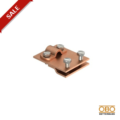 Obo-bettermann 271 CU OBO BETTERMANN Folding clamp , 8/10mm, Copper, Cu