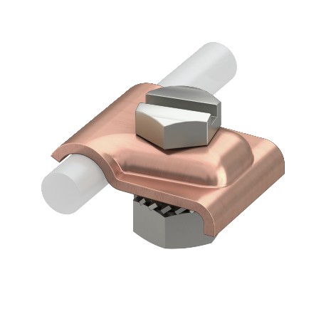 Obo-bettermann 324 S-CU OBO BETTERMANN Terminal block with screw, M8x25mm, Copper, Cu