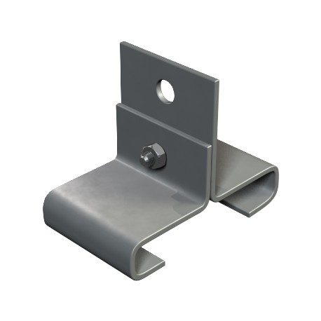 OBO BETTERMANN 325 100 FT 325 100 FT 5327105 OBO BETTERMANN Fixing clip , 100mm, Hot-dip galvanised, DIN EN ISO 1461, Steel, St