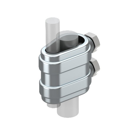 Obo-bettermann 223 O DIN ZN OBO BETTERMANN Separating piece open, 8-10mmx16, Electrogalvanised, DIN 50961, Die-cast..