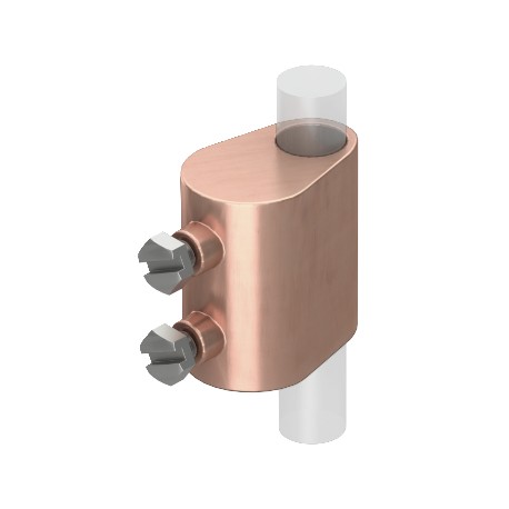 Obo-bettermann 223 DIN MS OBO BETTERMANN Separating piece , 8-10mmx16, Copper-plated, Die-cast zinc, Zn