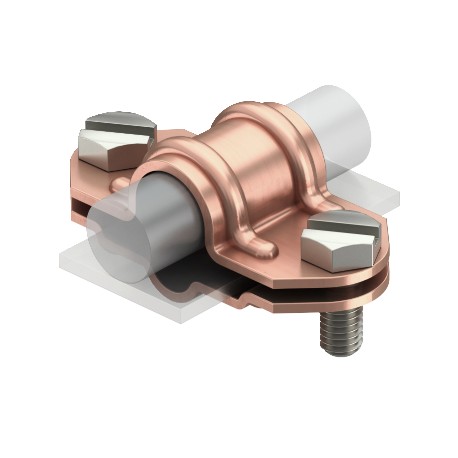 Obo-bettermann 226 CU OBO BETTERMANN Separating piece , 8-10mm, Copper, Cu