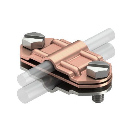 Obo-bettermann 233 ZV OBO BETTERMANN Separating piece bimetal connector, Stainless steel, grade 304, VA, 1.4301