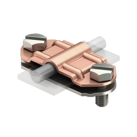 Obo-bettermann 233 A ZV OBO BETTERMANN Separating piece bimetal connector, Copper, Cu