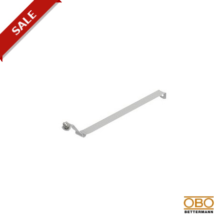 OBO BETTERMANN 301 S-AL-100 301 S-AL-100 5351359 OBO BETTERMANN Downspout clip with beading, 100mm, Aluminium, Alu