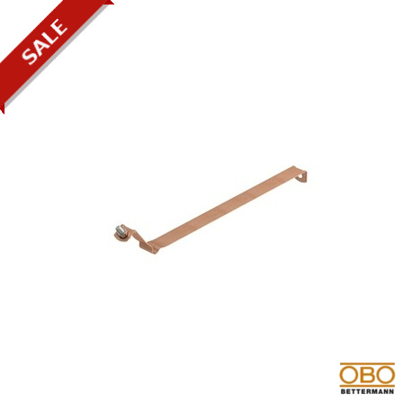 OBO BETTERMANN 301 S-CU-100 301 S-CU-100 5351456 OBO BETTERMANN Downspout clip with beading, 100mm, Copper, Cu