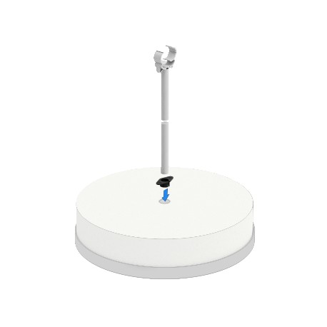 OBO BETTERMANN isCon DH isCon DH 5408043 OBO BETTERMANN Spacer for FangFix system, 1000mm, Light grey, Fibre-glass-reinforced plasti..