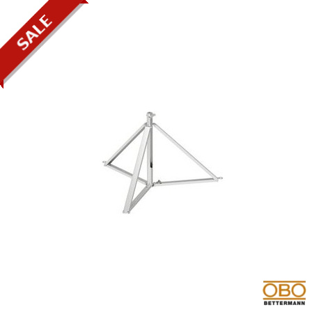Obo-bettermann isFang 3B-100-A OBO BETTERMANN Tripod stand + outlet for isCon cable, internal, 1,3x1,4m, Stainless ..