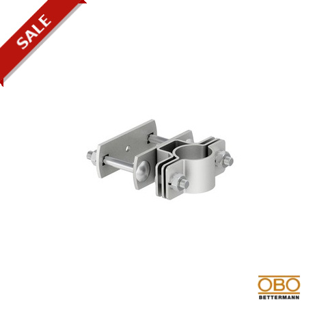 OBO BETTERMANN isFang TS50x50 isFang TS50x50 5408964 OBO BETTERMANN isFang support for corner pipe mounting, 50x50mm, Stainless steel, gra..