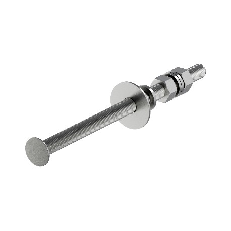 Obo-bettermann isFang 3B-G1 OBO BETTERMANN Threaded rod for 1 FangFix concrete stone, 270mm, Stainless steel, grade..