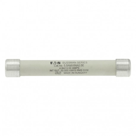 EATON - MOELLER 5.5KV 0.5A FUSE 5.5KV 0.5A FUSE 5.5AMWNA0.5E 5-5AMWNA0-5E EATON ELECTRIC cartridge fuse VT, MT, 0.5 A, AC 5.5 kV, 142 x 20.6..