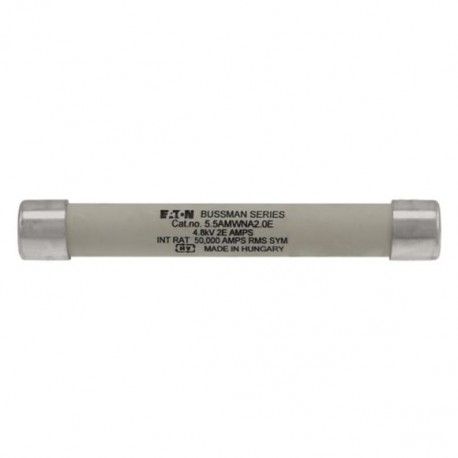 EATON - MOELLER 5.5KV 2.0A FUSE 5.5KV 2.0A FUSE 5.5AMWNA2.0E 5-5AMWNA2-0E EATON ELECTRIC Fuse, Air fuse-link, medium voltage, 10 A, AC 12 kV..