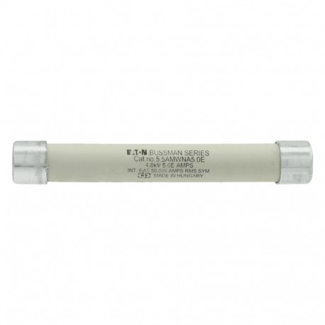 EATON - MOELLER 5.5KV 5.0A FUSE 5.5KV 5.0A FUSE 5.5AMWNA5.0E 5-5AMWNA5-0E EATON ELECTRIC Fuse, Air fuse-link, medium voltage, 10 A, AC 12 kV..