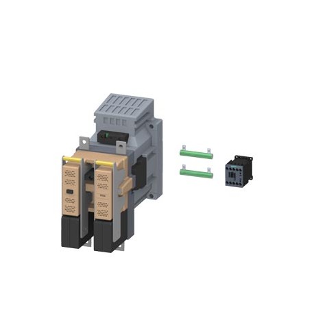 Siemens 3TC5617-0AB4 Contactor, size 12, 2-pole, DC-3 and 5, 400 A Auxiliary switch 22 (2 NO + 2 NC) 24 V DC..