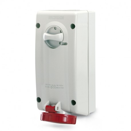 Scame 561.1687 INTERLOCKED SOCKET 3P+N+E IP67 16A 6h
