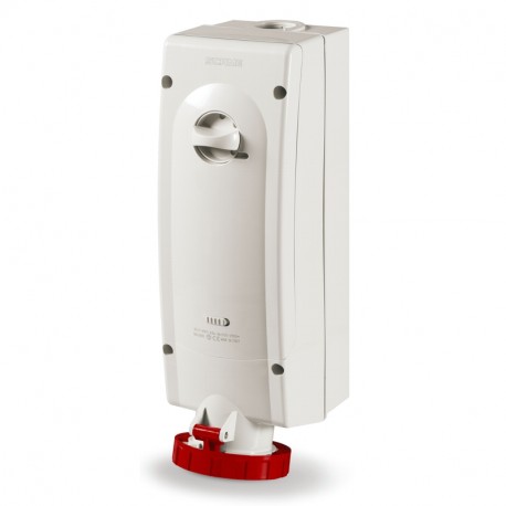Scame 561.6387 INTERLOCKED SOCKET 3P+N+E IP67 63A 6h