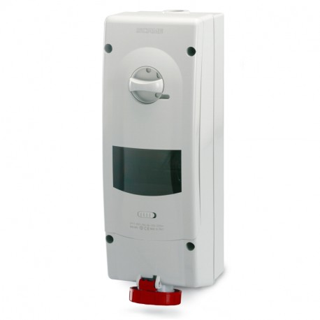 Scame 568.6386 INTERLOCKED SOCKET 3P+E IP67 63A 6h