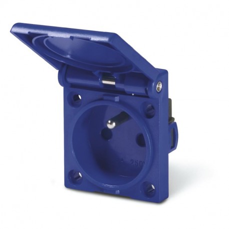 Scame 570.2091 PANEL MOUNTING FRENCH SOCKET OUTLET 2P+E