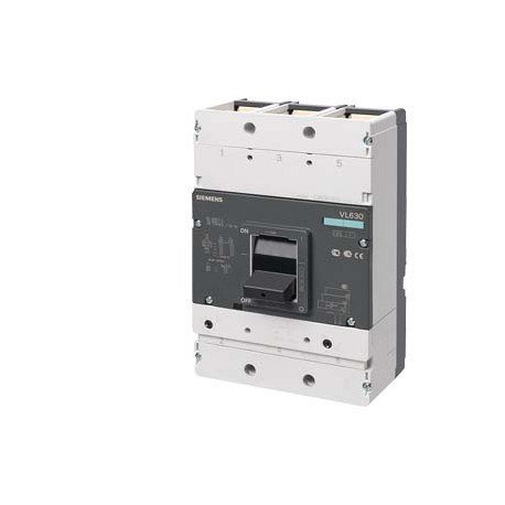 SIEMENS 3VL5763-3UL36-0AA0 3VL5763-3UL36-0AA0 SIEMENS circuit breaker VL630L very high breaking capacity Icu 100kA, 415V AC 3-pole, lin..