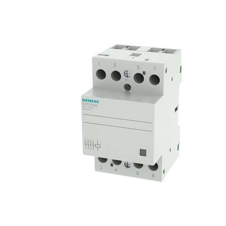 SIEMENS 5TT5840-2 5TT5840-2 SIEMENS INSTA contactor with 4 NO contacts Contact for 230 V AC, 400V 40A Control 24 V AC