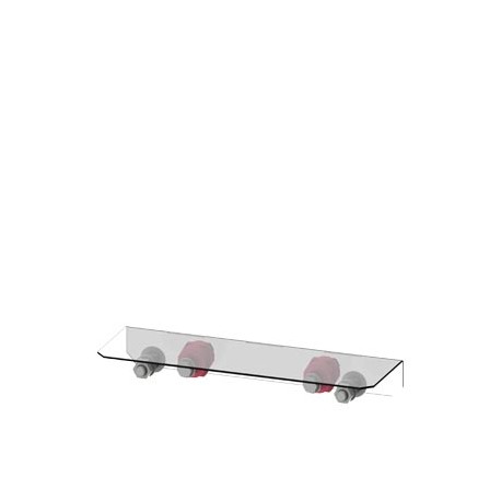 Siemens 8PQ6000-8BA44 SIVACON S4 mounting plate 3VA12 (250A), 3-pole, plug-in socket, H:350mm W: 800mm