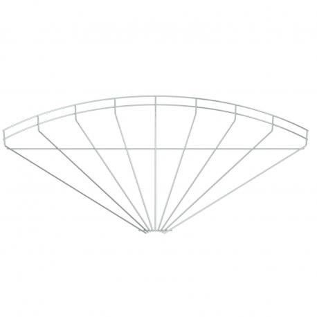 Obo-bettermann GRB 90 560 G OBO BETTERMANN 90° mesh cable tray bend , 55x600, Electrogalvanised, DIN 50961, Steel, ..