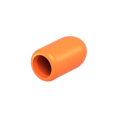 Obo-bettermann SGR KS OR GR KS 6.0 OR 6003758 OBO BETTERMANN Protective cap for mesh cable tray 6,0mm, 6,0mm, Pastel orange, 2003, Po..