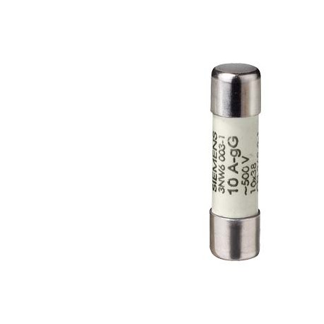 Siemens 3NW6005-1 SENTRON, cylindrical fuse link, 10 x 38 mm, 16 A, gG, Un AC: 500 V