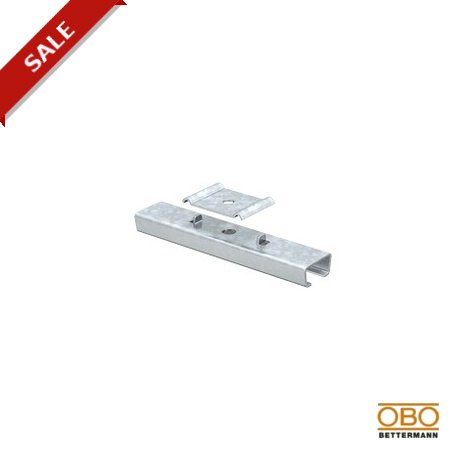 OBO BETTERMANN GMS 170 FS GMS 170 FS 6015400 OBO BETTERMANN Centre suspension for mesh cable tray with clamp, B170mm, Strip-galvanised..