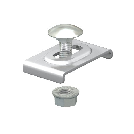OBO BETTERMANN GKT 38 A4 GKT 38 VA4401 SP 6017092 OBO BETTERMANN Clamping piece divider mounting, special pack, Stainless steel, grad..