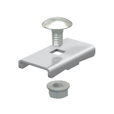 Obo-bettermann LKS 40 A2 LKS 40 VA4301 6017134 OBO BETTERMANN Clamping piece for cable ladder LG45 and LG60, Stainless steel, grade 3..